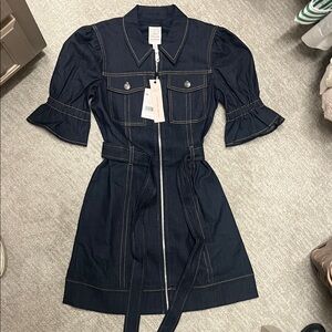 Cinq à Sept Navy Mini Dress